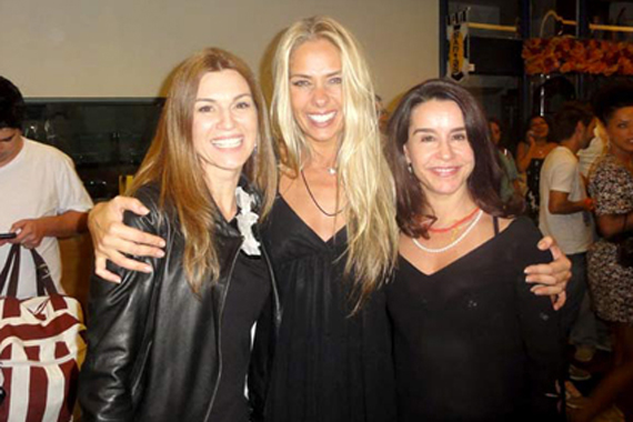 Adriana Garambone, Adriane Galisteu e Lucélia