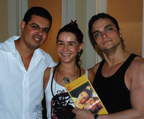 Aladim Miguel, Lucélia e Maurício Machado