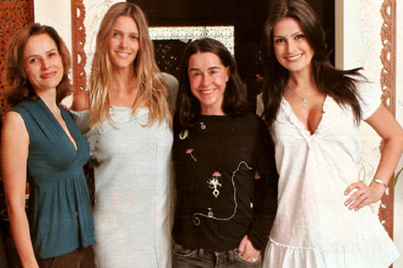 Bia Seidl, Fernanda Lima, Lucélia e Natália Guimarães