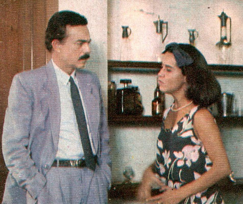 Rubens de Falco e Lucelia Santos 