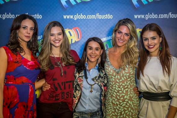 Vanessa Gerbelli, Juliana Paiva, Lucélia Santos, Giovanna Ewbank e Paloma Bernardi 