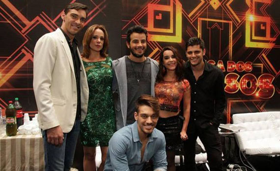 Giba, Vanessa Gerbelli, Anderson Di Rizzi, Lucas Lucco, Lucélia Santos e Bruno Gissoni