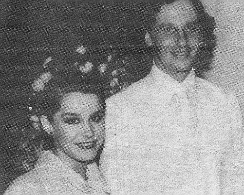 Lucélia e John Neschling (ex-marido)