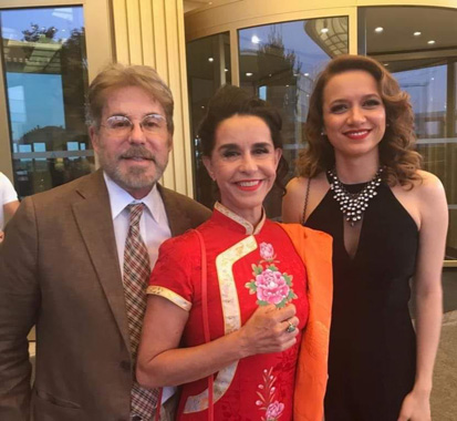 Edwin Luisi, Lucélia Santos e Cristina Lago na Festa de Verão da TVI