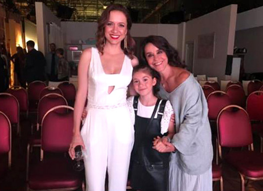 Cristina Lago, Margarida Serrano e Lucélia Santos