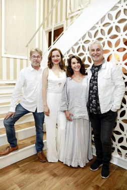 Edwin Luisi, Cristina Lago, Lucélia Santos e Eduardo Gaspar