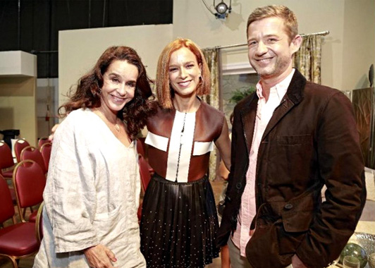 Lucélia Santos, Margarida Vila Nova e Pedro Granger