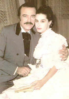 Rubens de Falco e Lucélia Santos 