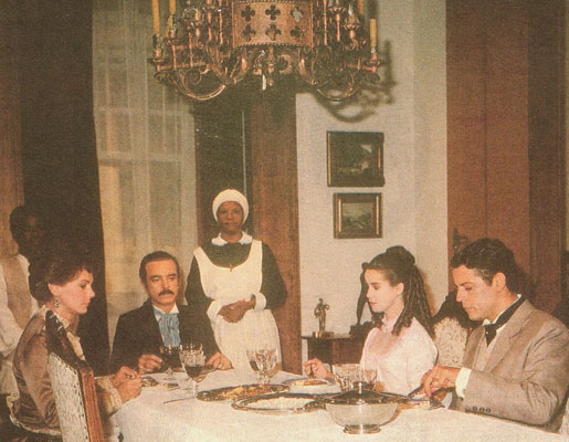 Cosme dos Santos, Elaine Cristina, Rubens de Falco, Chica Xavier, Lucélia Santos e Marcos Paulo