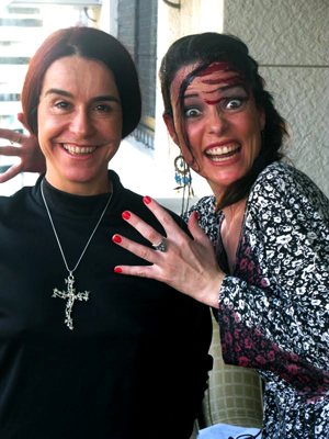 Lucélia Santos e Cristiane Lindemayer