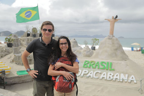 Com Dmitry Komarov Gravando no Rio de Janeiro